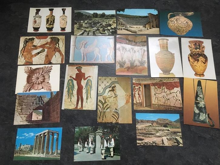 34 postkaarten Antieke Kunst Griekenland - Rome - Firenze, Verzamelen, Postkaarten | Themakaarten, Ophalen of Verzenden