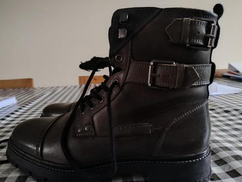 Piere One gewatteerde lederen boots, Vêtements | Hommes, Chaussures, Comme neuf, Bottes, Noir, Enlèvement