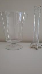2 vases en verre, Maison & Meubles, Accessoires pour la Maison | Vases, Utilisé, Enlèvement ou Envoi