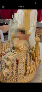 Marokkaanse trouwjurk te koop, Kleding | Dames, Ophalen, Zo goed als nieuw, Trouwjurk