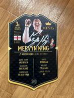 Carte de fléchettes signée Mervyn King, Sports & Fitness, Fléchettes, Autres types, Enlèvement ou Envoi, Neuf