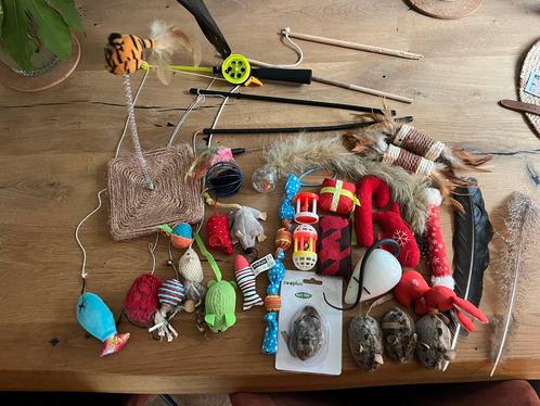 Grote set kattenspeeltjes – meer dan 30 stuks!, Dieren en Toebehoren, Kattenspeelgoed, Zo goed als nieuw, Overig speelgoed, Ophalen