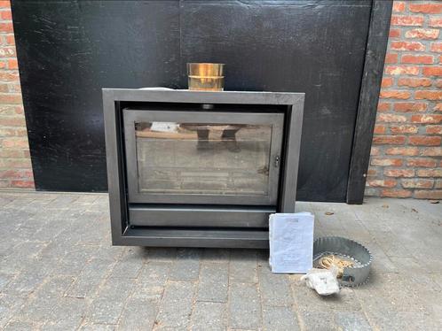 Openhaard/houtkachel van Bodart en Gonay, Huis en Inrichting, Kachels, Zo goed als nieuw, Inbouw, Houtkachel, Elektrisch, Ophalen