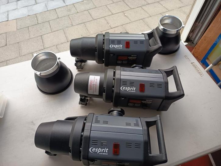 Complete Bowens flits installatie met alle accessoires:, Audio, Tv en Foto, Foto | Lenzen en Objectieven, Zo goed als nieuw, Accessoires