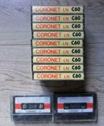 Lot de 11 k7 audio Coronet LN C60, 2 t/m 25 bandjes, Overige genres, Gebruikt, Ophalen of Verzenden