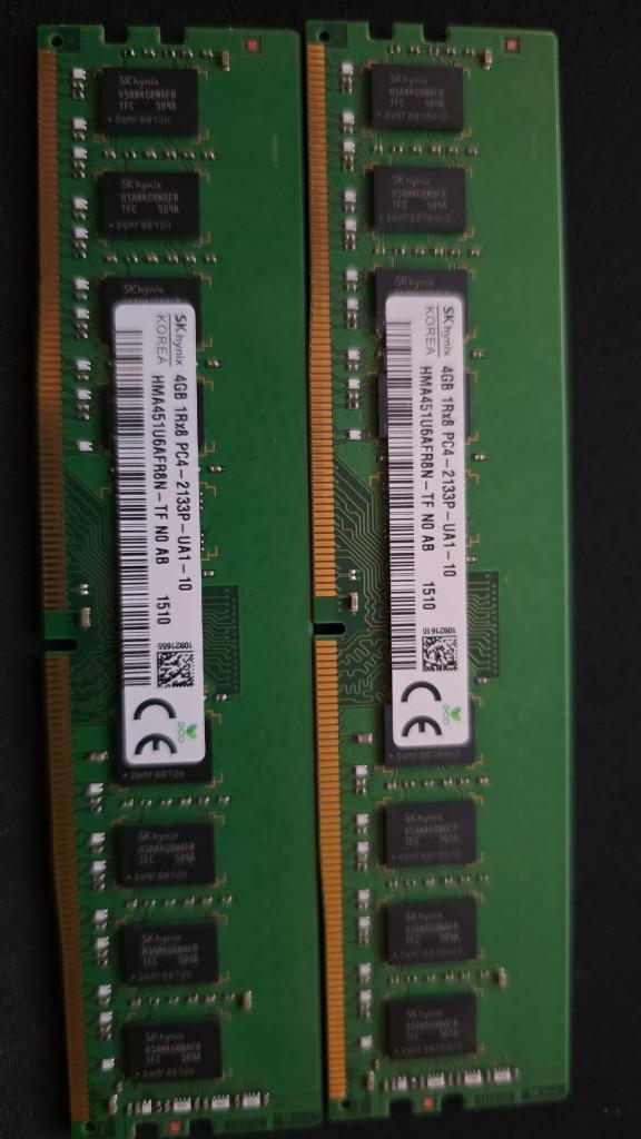 SK Hynix 24 GB DDR4-2133 desktopgeheugen (DIMM), Computers en Software, RAM geheugen, Refurbished, Desktop, 4 GB, DDR4, Ophalen of Verzenden