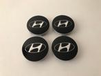 Hyundai Zwarte Naafdoppen/ Naafkappen 60mm set van 4 stuks, Verzenden, Nieuw