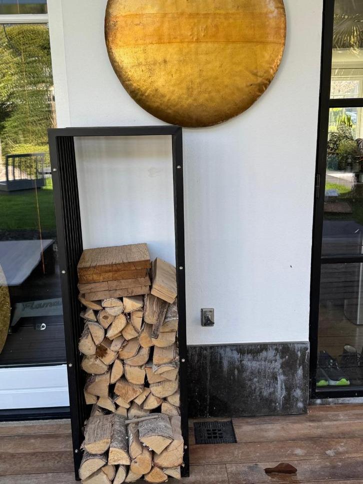 Design haardhoutrek twee stuks ZGAN, Tuin en Terras, Overige Tuin en Terras, Zo goed als nieuw, Ophalen