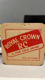 Sous-bock viltje Royal Crown Cola, Verzamelen, Overige typen, Gebruikt, Ophalen of Verzenden