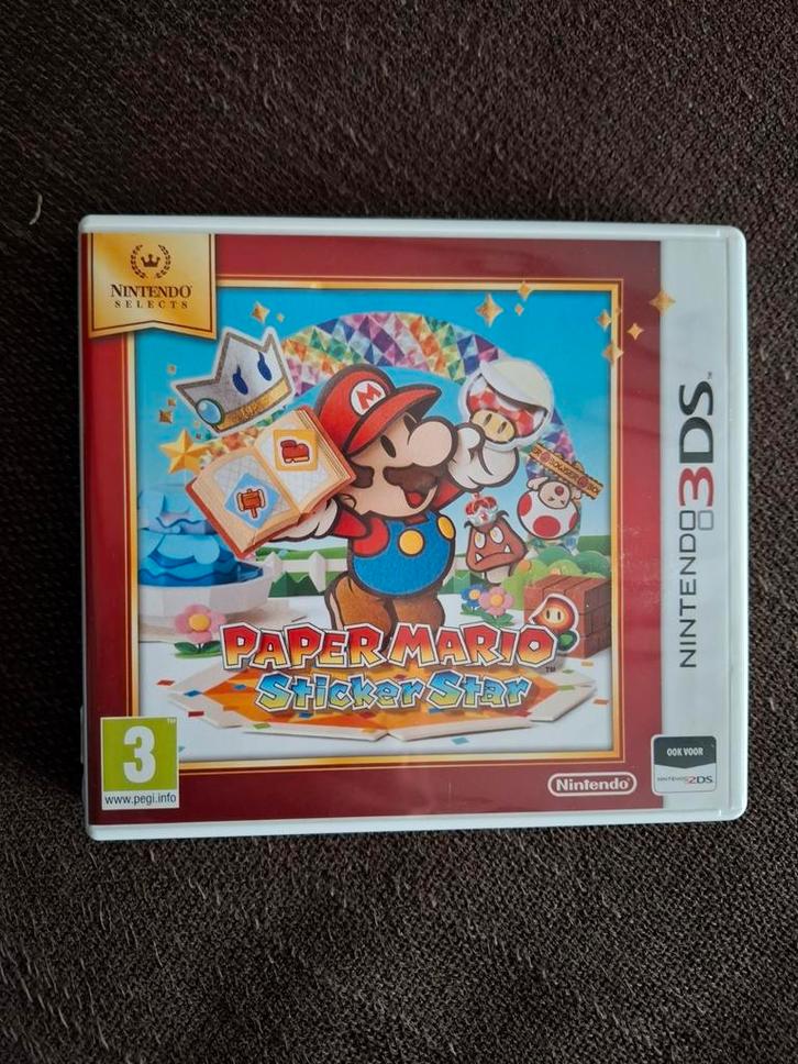 Autocollant Mario en papier pour Nintendo 3DS, Consoles de jeu & Jeux vidéo, Jeux | Nintendo 2DS & 3DS, Comme neuf, Enlèvement ou Envoi