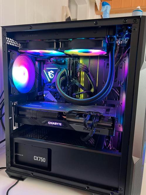 GAMING SETUP R9 5900X/RX 7800 XT MET 2K MONITOR, Games en Spelcomputers, Games | Pc, Zo goed als nieuw, Ophalen