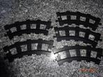 duplo, set van 5 zwarte, gebogen rails voor manueel treintje, Ophalen of Verzenden, Duplo
