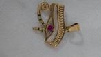 Goud en zilver hanger ketting, Ophalen of Verzenden, Zo goed als nieuw, Goud, Goud