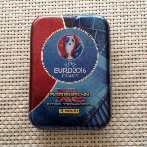 Euro 2016 Adrenalyn XL Mini Tin Box Kaartpan in beperkte opl, Hobby en Vrije tijd, Verzamelkaartspellen | Overige, Zo goed als nieuw