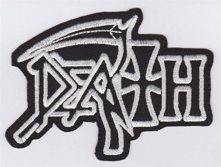 Death stoffen opstrijk patch embleem #1, Verzamelen, Muziek, Artiesten en Beroemdheden, Nieuw, Kleding, Verzenden