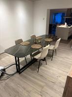 Marmeren eetkamertafel, Huis en Inrichting, Tafels | Eettafels, Ophalen, Overige materialen, 200 cm of meer, 50 tot 100 cm