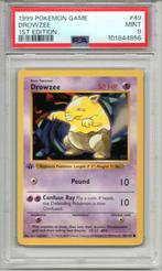 Drowzee 1st edition Psa 9 Base set, Ophalen of Verzenden, Zo goed als nieuw