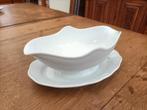 Saucière blanche en porcelaine en parfait état., Collections, Enlèvement ou Envoi, Comme neuf, Porcelaine