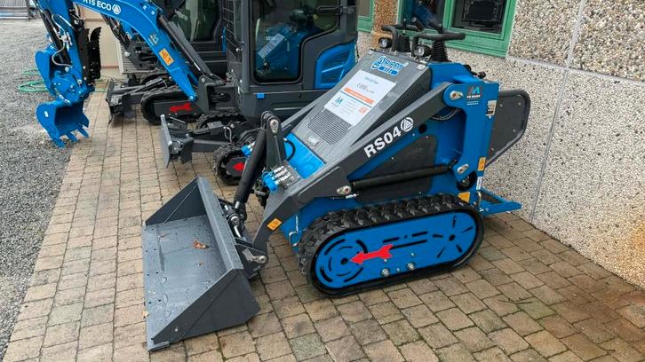 RS04 Skidsteer met Kubota motor, Articles professionnels, Machines & Construction | Grues & Excavatrices, Enlèvement ou Envoi