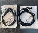 2x Mono Jack naar XLR vrouwelijke kabels (1,50 m), Muziek en Instrumenten, Kabels en Stekkers, Ophalen of Verzenden, Nieuw, Apparatuur