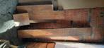 eiken balken, Doe-het-zelf en Bouw, Gebruikt, Eiken, 50 mm of meer, Balk