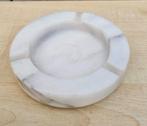 vintage asbak - witte  Italiaanse Carrara marmer, Antiek en Kunst, Ophalen
