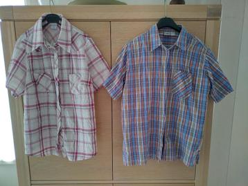 2 chemises manches courtes taille 44 beschikbaar voor biedingen