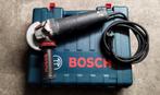 Bosch Pro slijpers 125mm+ orig koffer. Met revisie, Ophalen of Verzenden, Zo goed als nieuw, 1000 watt of meer, Haakse handslijpmachine
