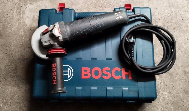 Bosch Pro slijpers 125mm+ orig koffer. Met revisie, Bricolage & Construction, Outillage | Meuleuses, Comme neuf, Meuleuse d'angle