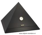 h167BL ADORINI HUMIDOR PYRAMID L ZWART DE LUXE 100 SIGAREN, Nieuw, Tabaksdoos of Verpakking, Verzenden