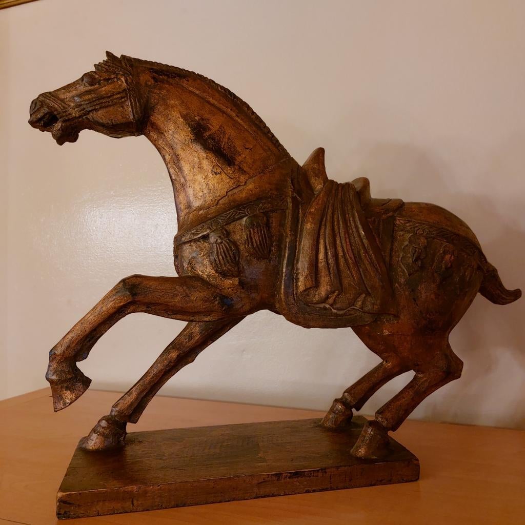 Grand cheval en bois 60cm, Enlèvement