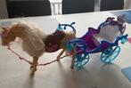 Koets en paard voor Barbiepoppen, Kinderen en Baby's, Speelgoed | Poppen, Ophalen, Gebruikt