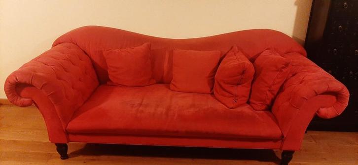 Mooie vintage sofa – comfortabele 3-zit in klassieke stijl, Huis en Inrichting, Zetels | Zetels en Chaises Longues, Gebruikt, Driepersoons