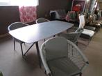 Nieuw keramieken tafel + 4 stoelen = 1690 euro compleet., Ophalen, Nieuw
