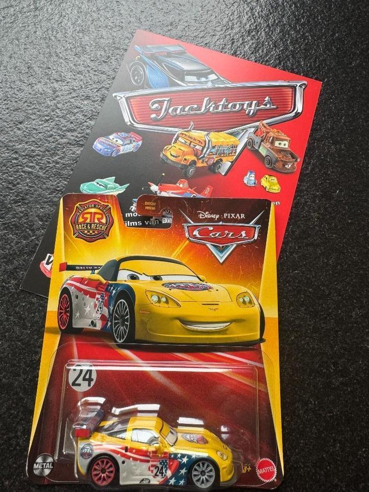 Cars Disney Pixar Race & Rescue Jeff Gorvette, Kinderen en Baby's, Speelgoed |Speelgoedvoertuigen, Nieuw, Ophalen of Verzenden