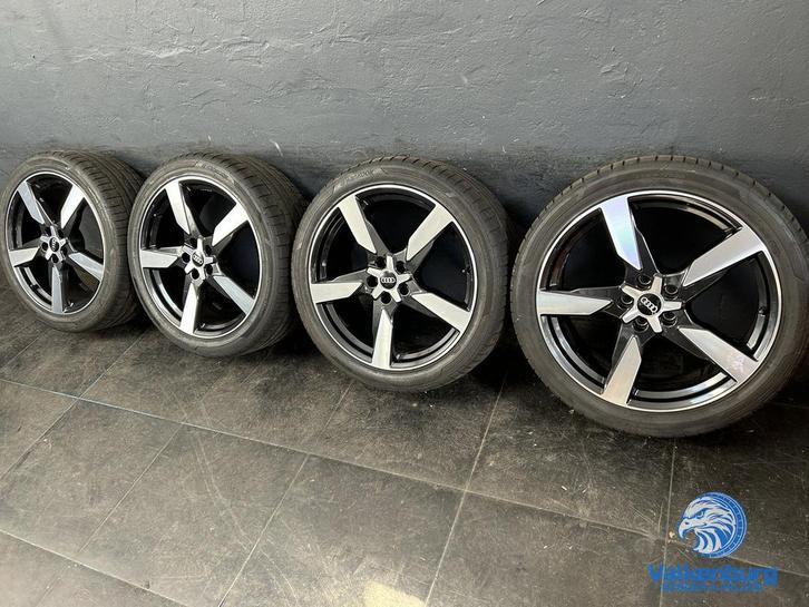 6-7mm! Originele Audi Q3 83A 20 inch Audi Sport Polygon zwar, Auto-onderdelen, Banden en Velgen, Banden en Velgen, Zomerbanden