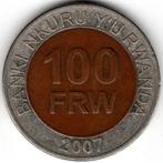 Rwanda : 100 Amafaranga 2007 Zwaar Type  Gewicht : 7,42 Gram, Postzegels en Munten, Munten | Afrika, Ophalen of Verzenden, Losse munt