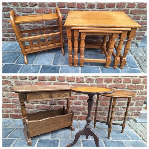 Kleine vintage bijzet meubeltjes, Huis en Inrichting, Woonaccessoires | Overige, Gebruikt, Ophalen