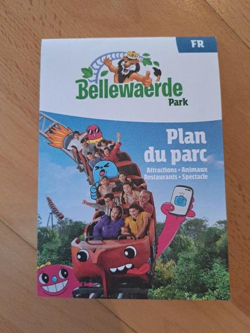 gratis plattegrond van het attractiepark Bellewaerde 2022 Fr, Tickets en Kaartjes, Recreatie | Pretparken en Attractieparken