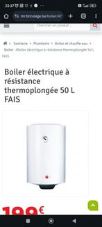 Chauffe-eau électrique 50 litres FAIS, Bricolage & Construction, Chauffe-eau & Boilers, Moins de 3 ans, Comme neuf, 20 à 100 litres