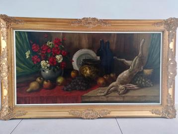 Stilleven met wild  beschikbaar voor biedingen