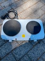Dubbele elektrische kookplaten, Ophalen of Verzenden, Zo goed als nieuw