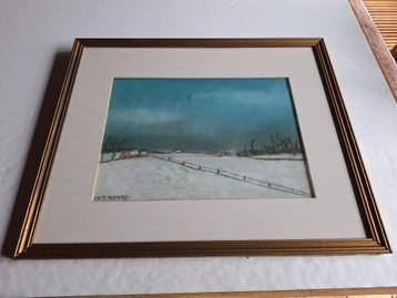 Gekleurde tekening Fritz Bosteels  beschikbaar voor biedingen