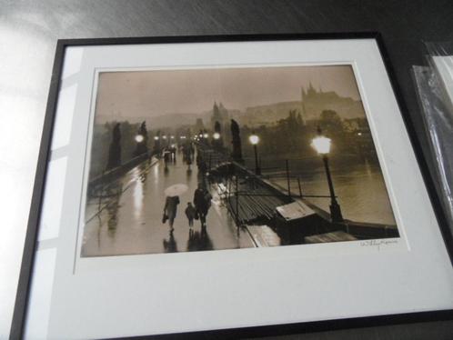 Photo originale et signée par Willy Ronis du Pont Charles de, Collections, Photos & Gravures, Neuf, Photo, Bâtiment, 1940 à 1960