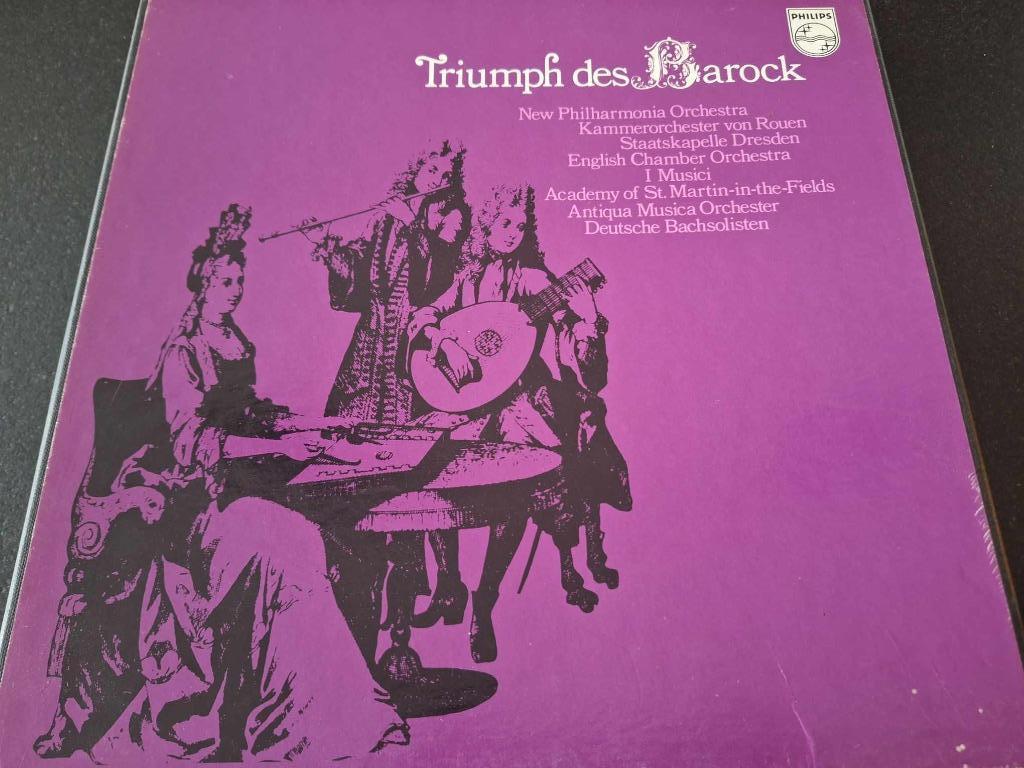 Triumph Des Barock Box 6 x Lp's Vinyl / Philips, Cd's en Dvd's, Vinyl | Klassiek, Gebruikt, Complilatie, Barok, Kamermuziek, 12 inch