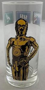 Star Wars C-3PO Glas Special Edition Pepsi Sisi 7UP 1997, Verzenden, Zo goed als nieuw, Beeldje of Buste