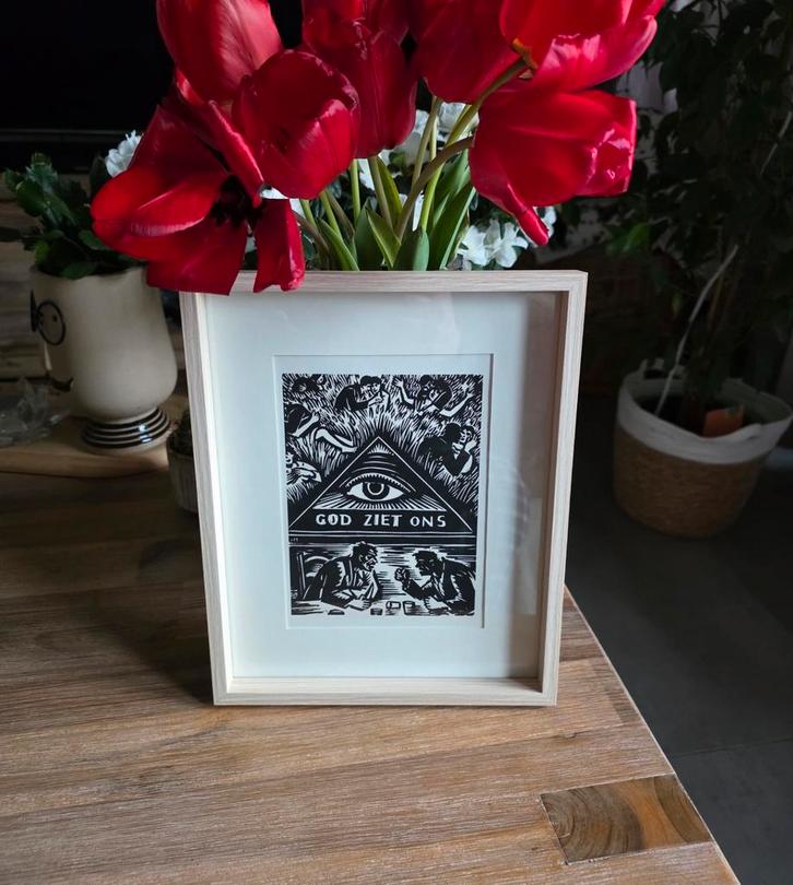 Gravure sur bois de Frans Masereel, Antiquités & Art, Art | Eaux-fortes & Gravures, Gravure sur bois, Signé, Enlèvement ou Envoi