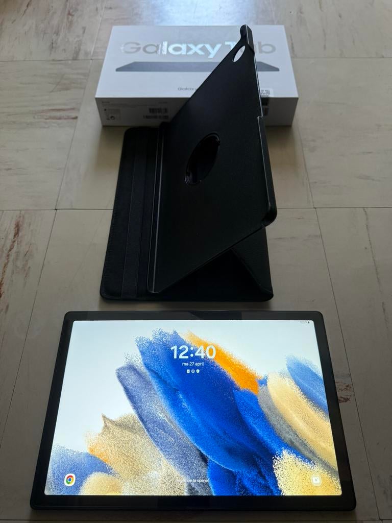 Samsung Tablet A8 x200 + nieuw hoesje & screenprotector, Telecommunicatie, Mobiele telefoons | Overige merken, Ophalen, Zo goed als nieuw