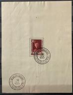 Blok 3. 1931. Gestempeld. Korporaal Leopold. OBP: 300,00 eur, Affranchi, Maison royale, Envoi, Avec timbre