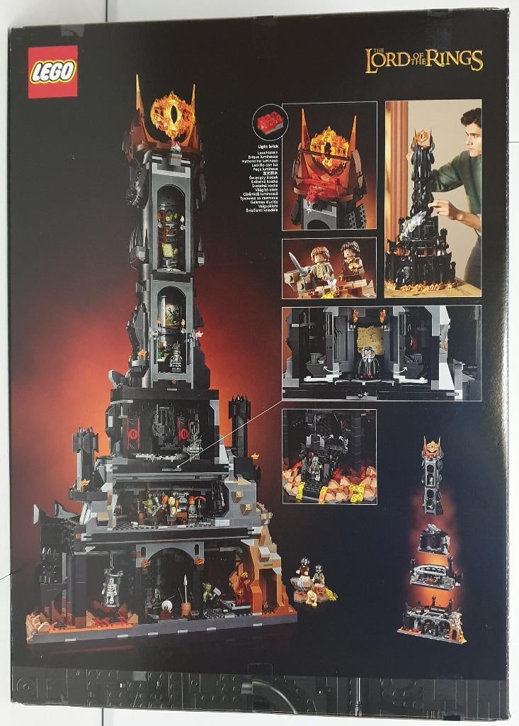 Lego 10333 Barad-dûr huren - Lord of the Rings, Lego, Ophalen of Verzenden, Icons, Complete set